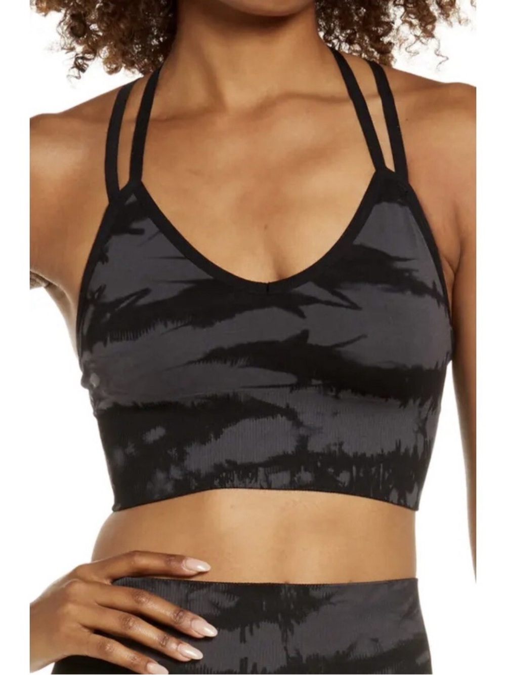 NWOT Zella Seamless Strappy Sports Bra